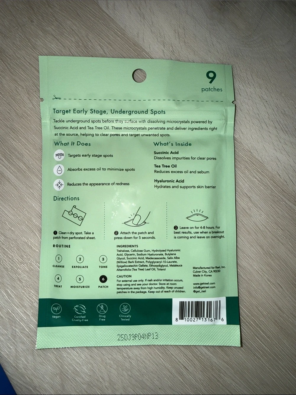 Rare Beauty Miracle Patch Advanced Strength Retinol Spot Cover bundle
